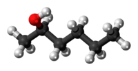 2-Hexanol molecule (R isomer)