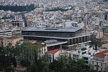 Location of Acropolis Museum in Athens