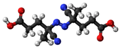 Ball-and-stick model of the ACPA molecule