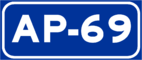 Autopista AP-69 shield}}