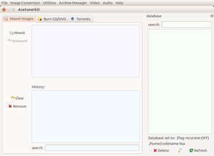 An application window with 2 horizontally oriented panes on the left and 1 vertically oriented pane on the right