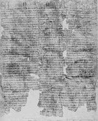 Barons' Letter, 1301, exemplar A