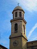 Bell tower of the Église Notre-Dame-du-Mont