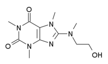 Skeletal formula of cafaminol