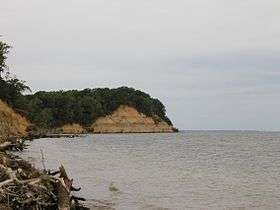 Cliffs overlooking water