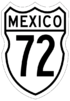 Federal Highway 72 shield