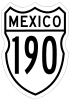 Federal Highway 190 shield