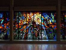 "Pentecost" window panels (1972–73), at Clifton Cathedral