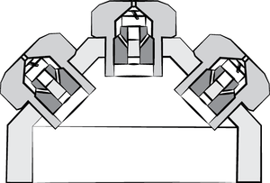 Compound spray nozzle