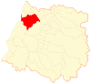 Location of Curepto commune in the Maule Region