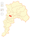 Location of the La Cruz commune in the Valparaíso Region