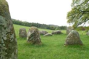 Photo of the stone circle