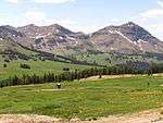 Mountains around Daisy Pass.