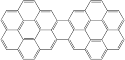 Structural formula of dicoronylene