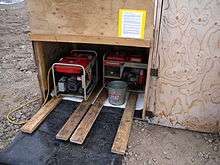 The Generator Shack at FMARS (2009).