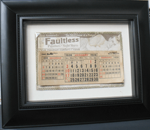 A 1926 calendar advertising the Faultless Pajama Company.
