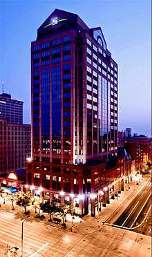 Exterior of Fifth Third Center in Dayton, Ohio