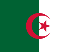 The flag of Algeria