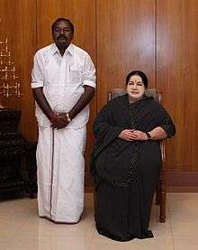 G Venkatachalam getting blessing from Honorable Chief Minister of Tamilnadu Selvi.J Jayalaitha