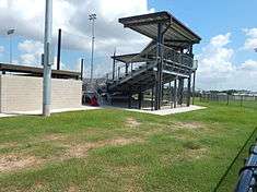 Grandstands from the visitors dugout