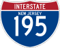 Interstate 195 marker