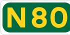 N80 road shield}}