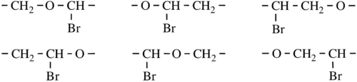All CRUs of the example polymer for structure-based representation.