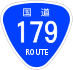 National Route 179 shield