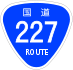 National Route 227 shield