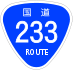 National Route 233 shield
