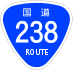 National Route 238 shield