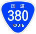 National Route 380 shield