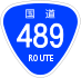 National Route 489 shield