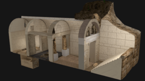 3D representation of the tomb structure