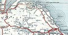 A map of northern Marquette and Baraga counties in Michigan's Upper Peninsula showing US 41/M-28 running through the central part of the counties. M-35 extends north into the Huron Mountains region with the central segment marked as "Impassable".