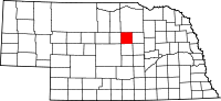 State map highlighting Garfield County