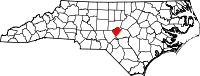 State map highlighting Lee County