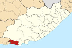 Location in the Eastern Cape