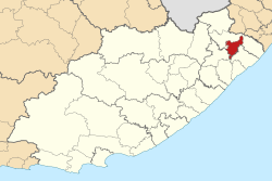 Location in the Eastern Cape