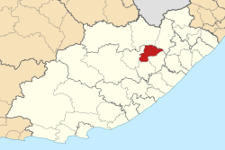 Location in the Eastern Cape