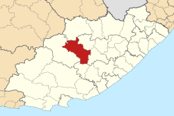 Location in the Eastern Cape