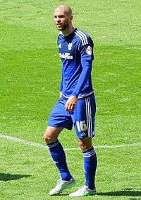 Matthew Connolly on the pitch for Cardiff City in 2012.