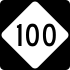 NC Highway 100 marker