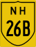 National Highway 26B marker