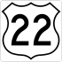 Highway 22 shield