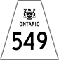 Highway 549 shield