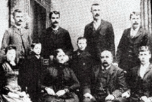 The Parrott family, all members unidentified.