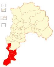 Location in the Valparaíso Region