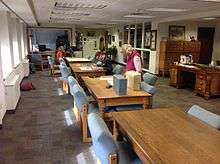 people sitting in library