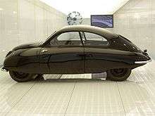 Saab's very first car, the prototype Saab 92001, at the Saab Car Museum.